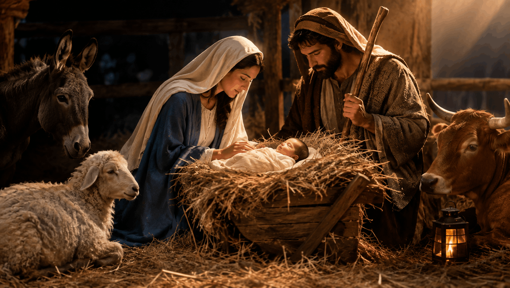 manger scene nativity