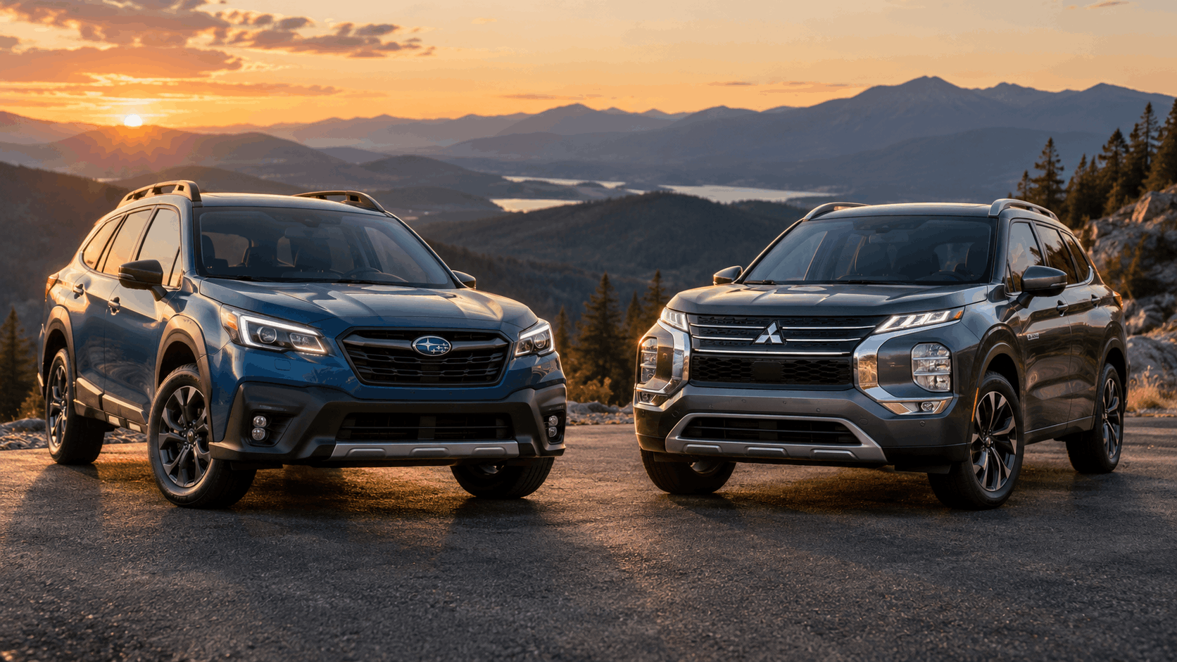 subaru and mitsubishi